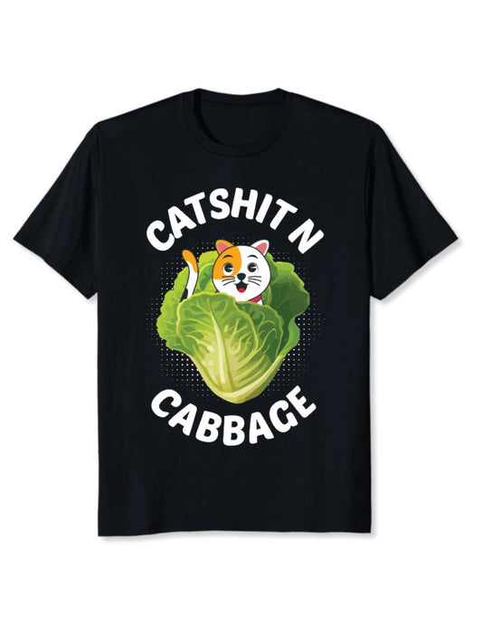 T-Shirt - Catshit N Cabbage
